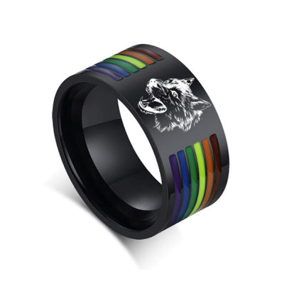 Black Rainbow Ring