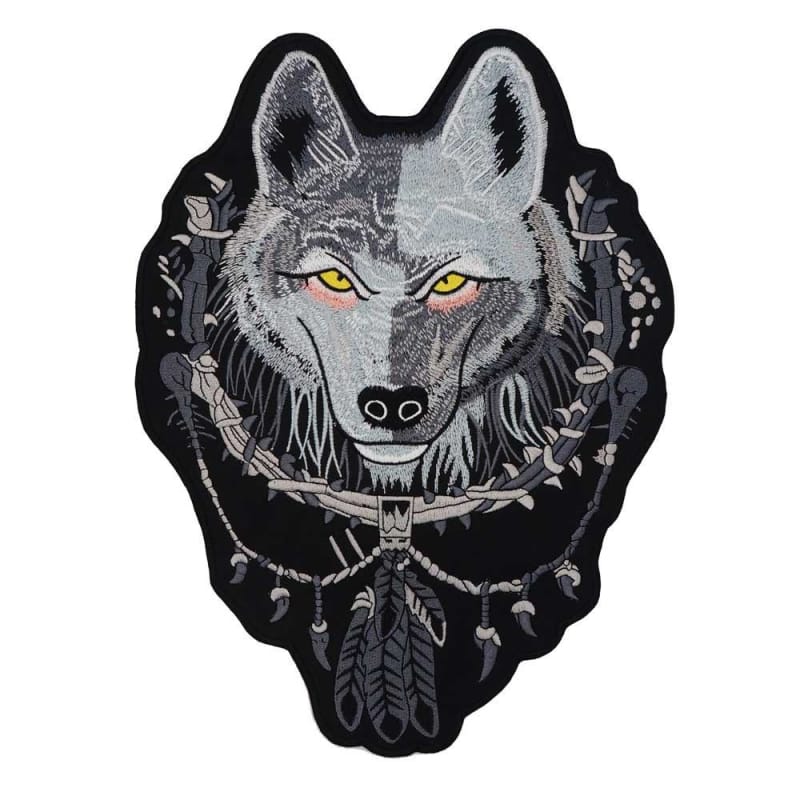 Black wolf patch