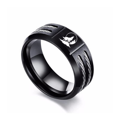 Black Wolf Ring