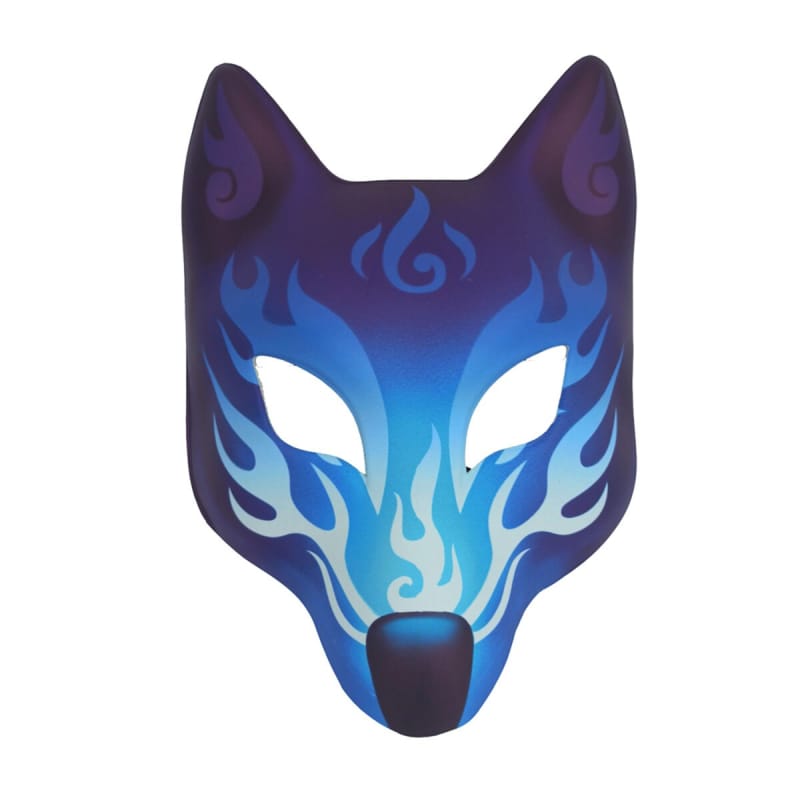 Blue Wolf Mask