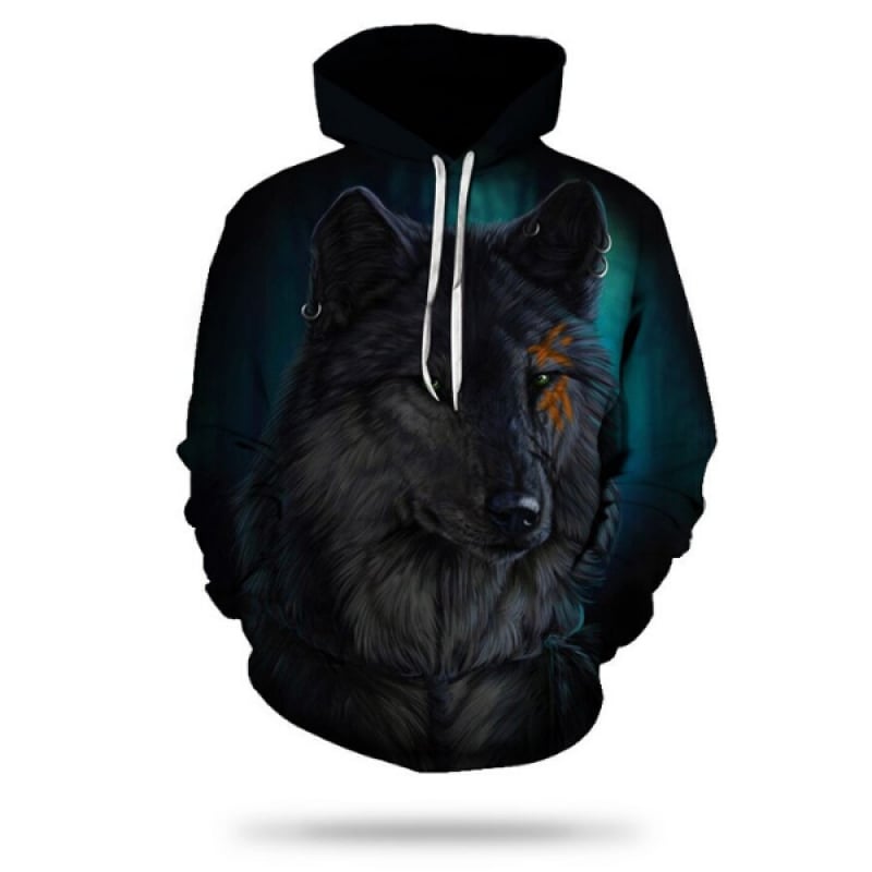 Boys Wolf Hoodie