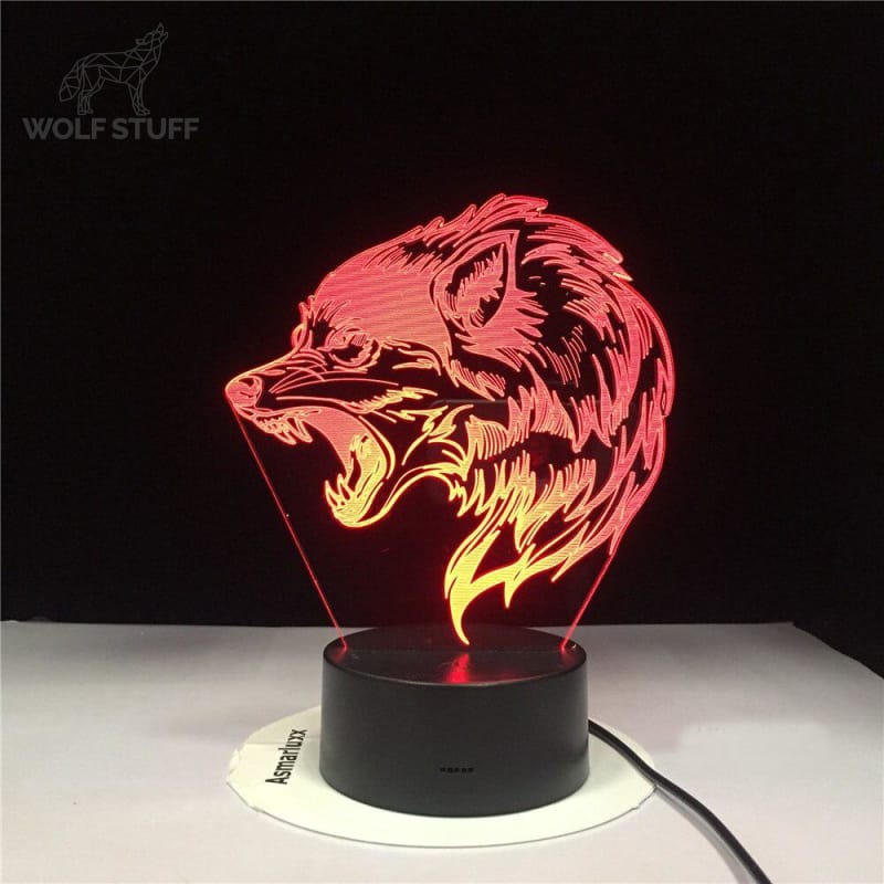 Cool Wolf Lamp