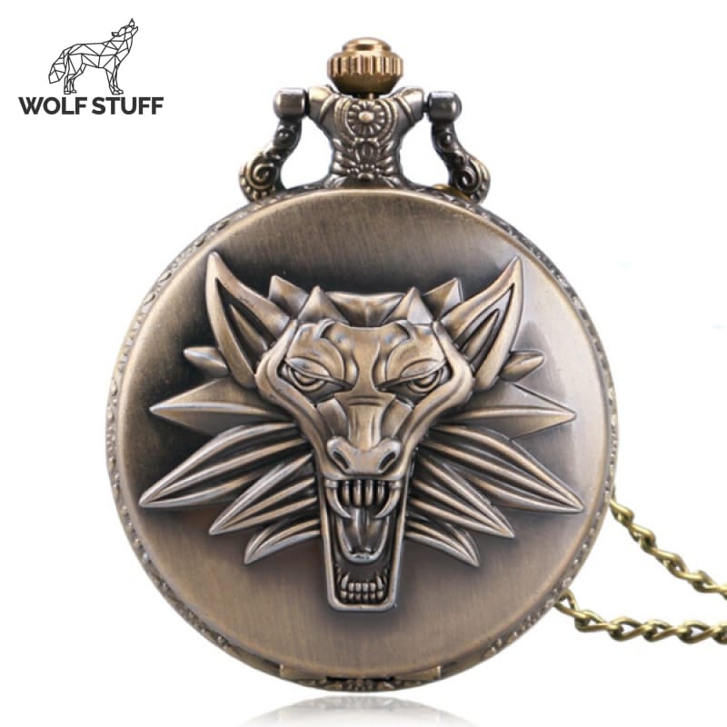 Dire Wolf Pocket Watch