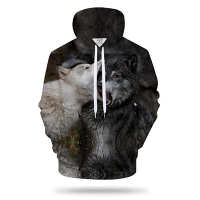 Dual Wolf Hoodie