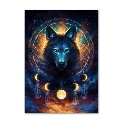 Fantasy wolf poster