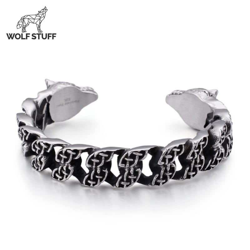 Fenrir Viking Wolf Bracelet