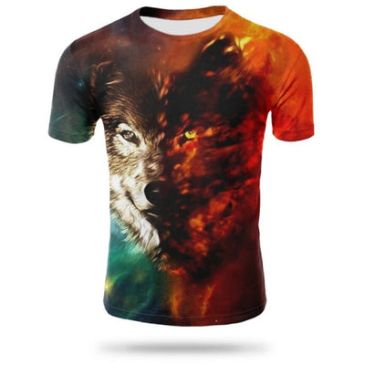 Flaming Wolf T-Shirt