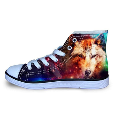 Galaxy Wolf Shoes