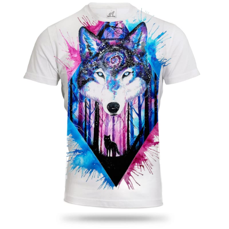 Geometric Wolf Shirt
