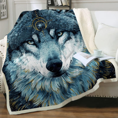Giant Wolf Blanket