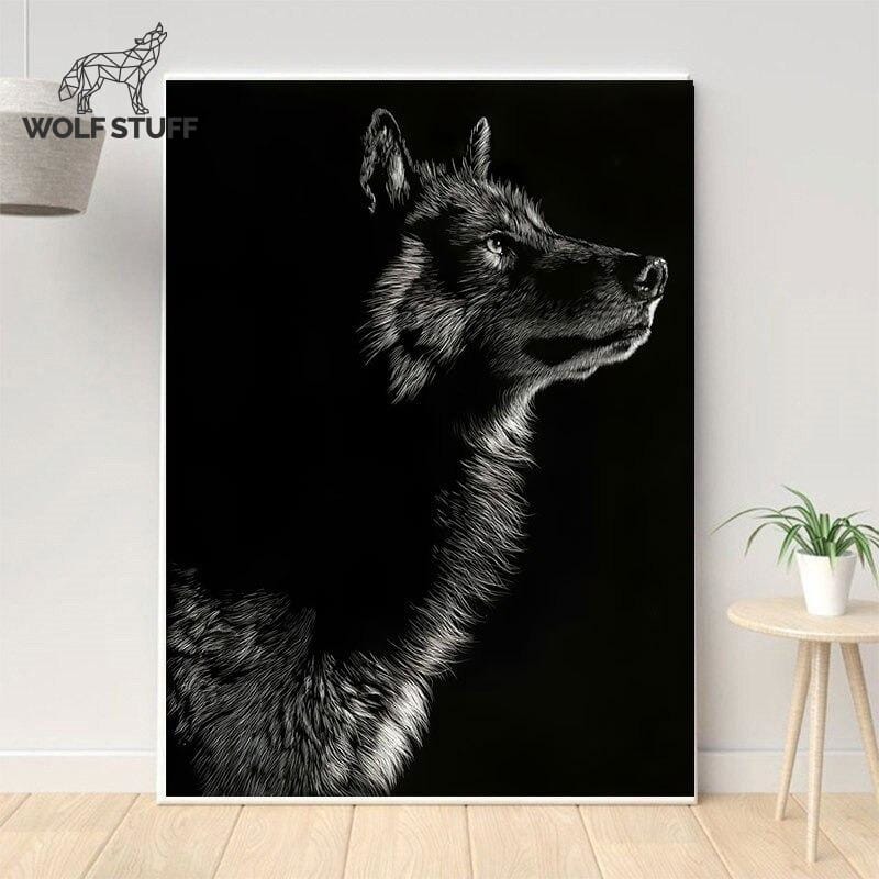 Giant wolf poster