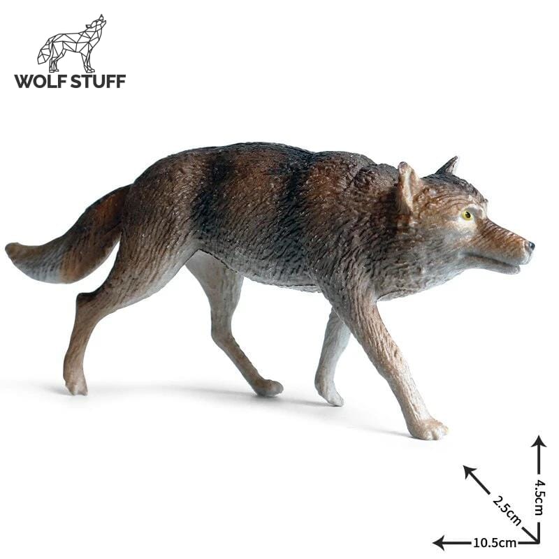 Gray Wolf Toy