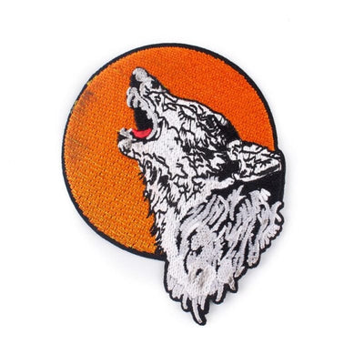 Howling wolf patch