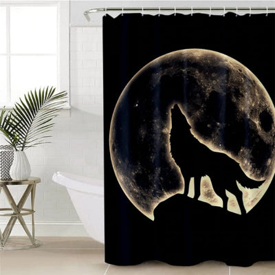 Howling Wolf Shower Curtain