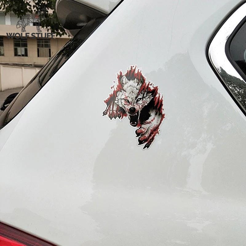 Lone wolf decal
