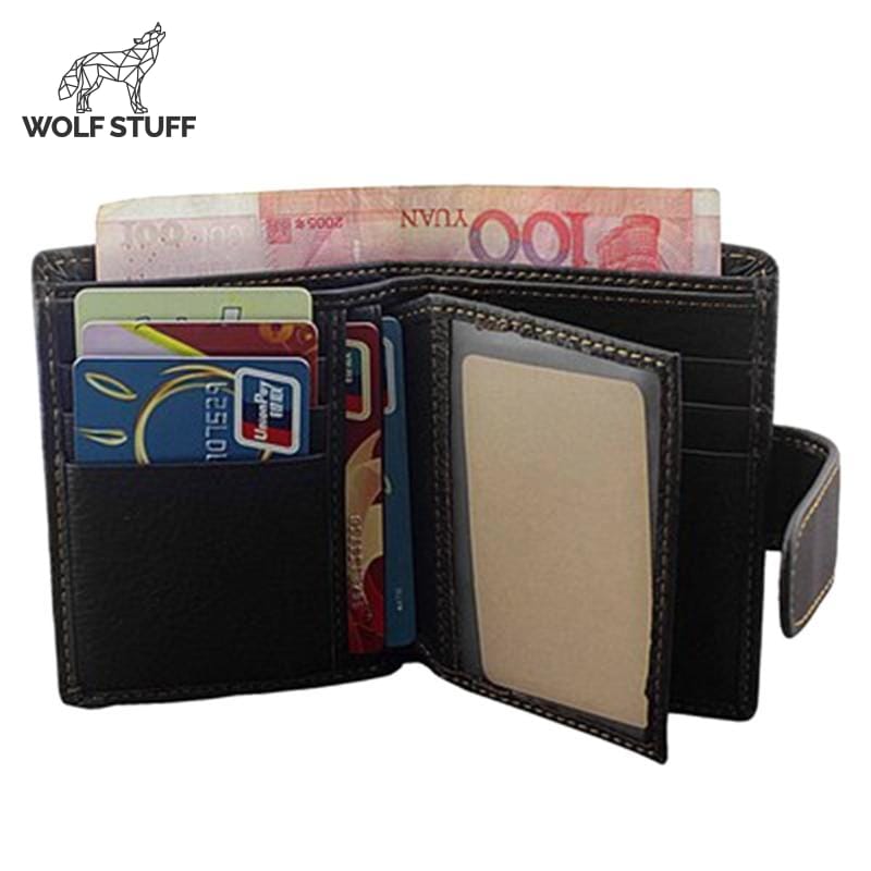 Mens wolf wallet