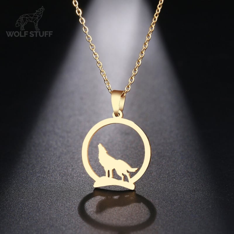Moon Wolf Necklace