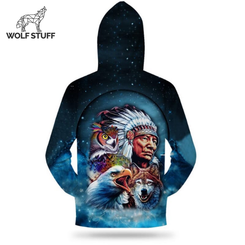 Native American Wolf Jacket