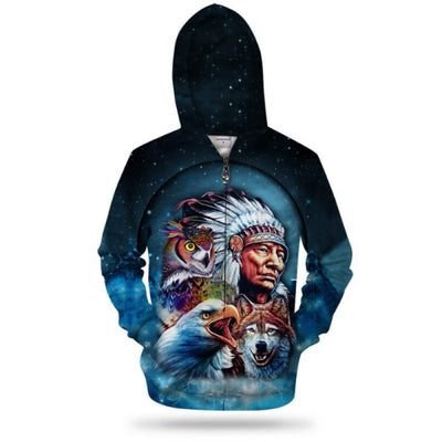 Native American Wolf Jacket