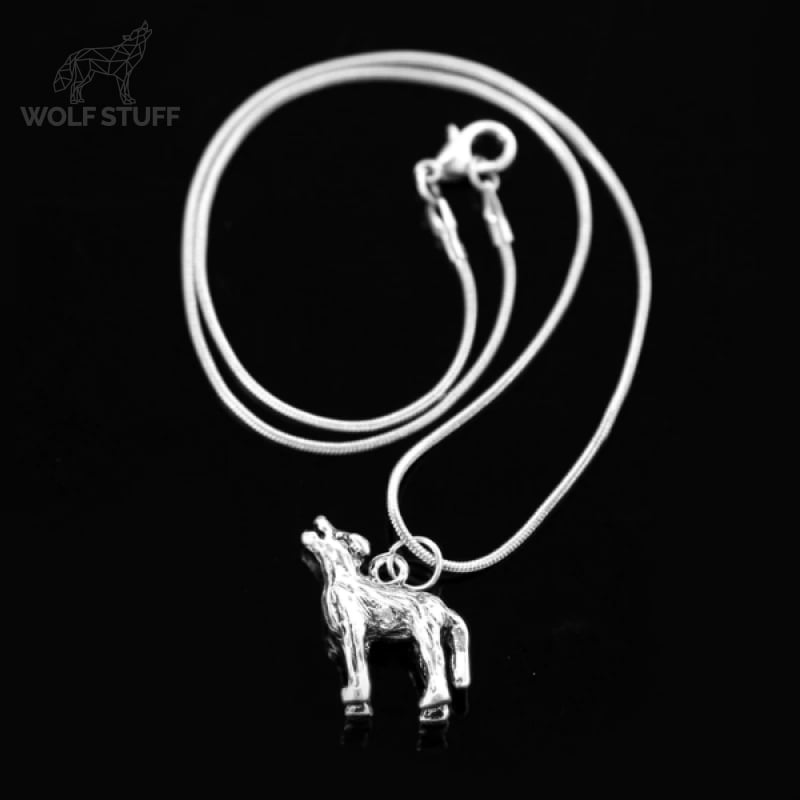 Native American Wolf Necklace