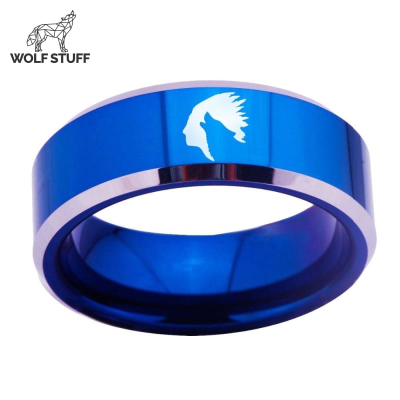 Native American Wolf Ring