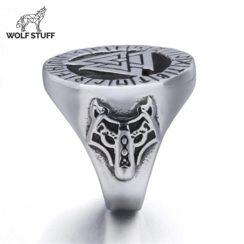 Nordic Wolf Ring