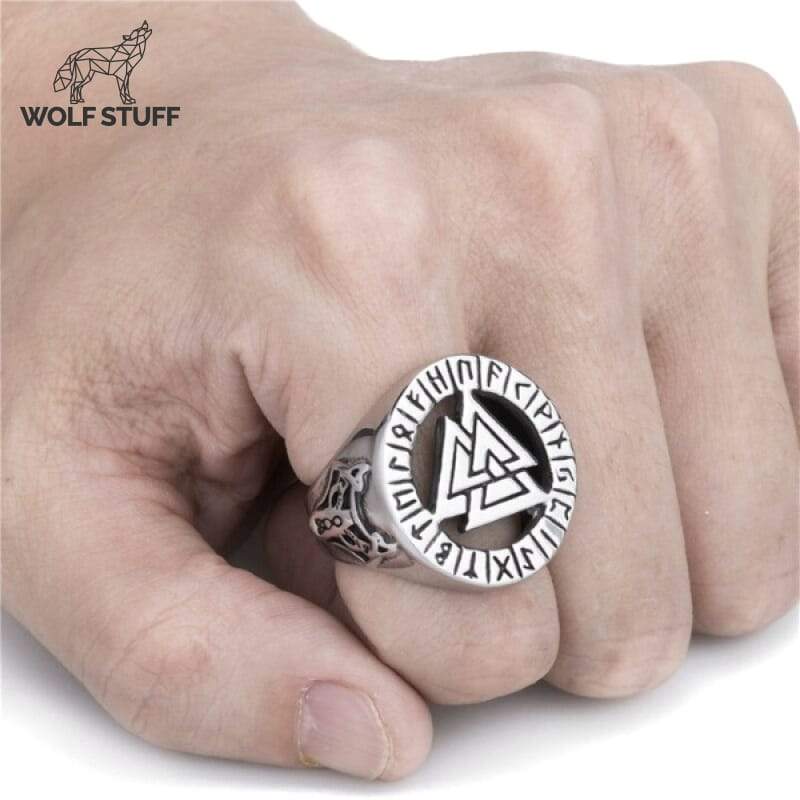 Nordic Wolf Ring