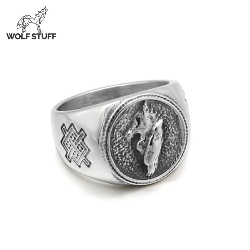 Norse Wolf Ring