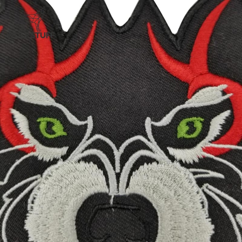 Red wolf patch