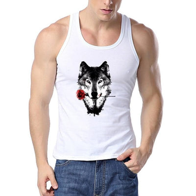 Red Wolf Tank Top