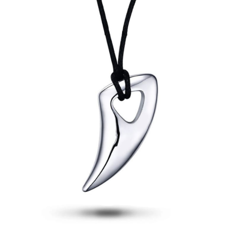 Silver Wolf Tooth Necklace