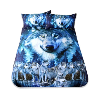 Snow Wolf Bedding Set