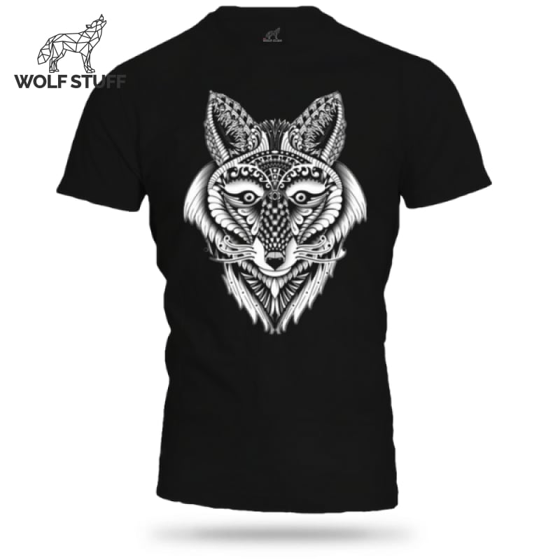 T-shirt with Wolf Design