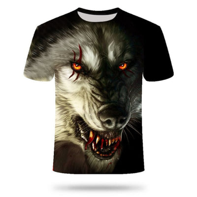 T-Shirt Wolf Design