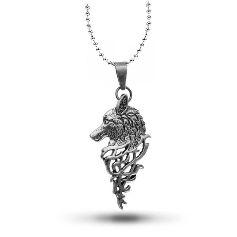Tribal Wolf Necklace