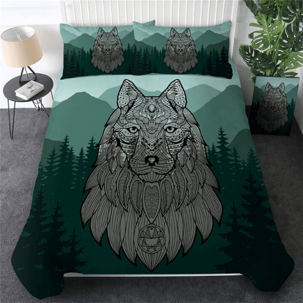 Viking Wolf Bedding