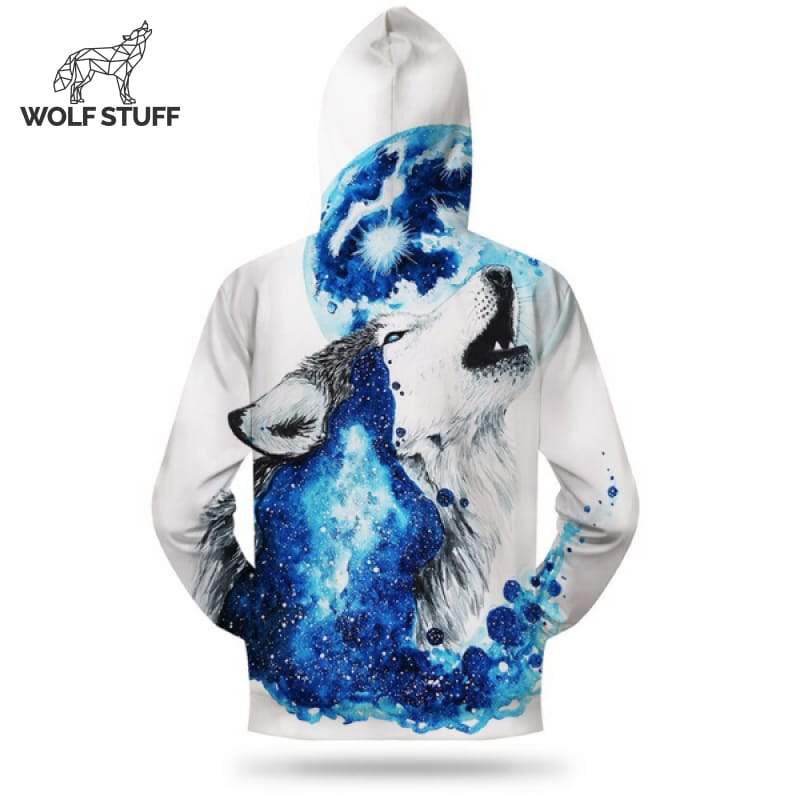White wolf jacket
