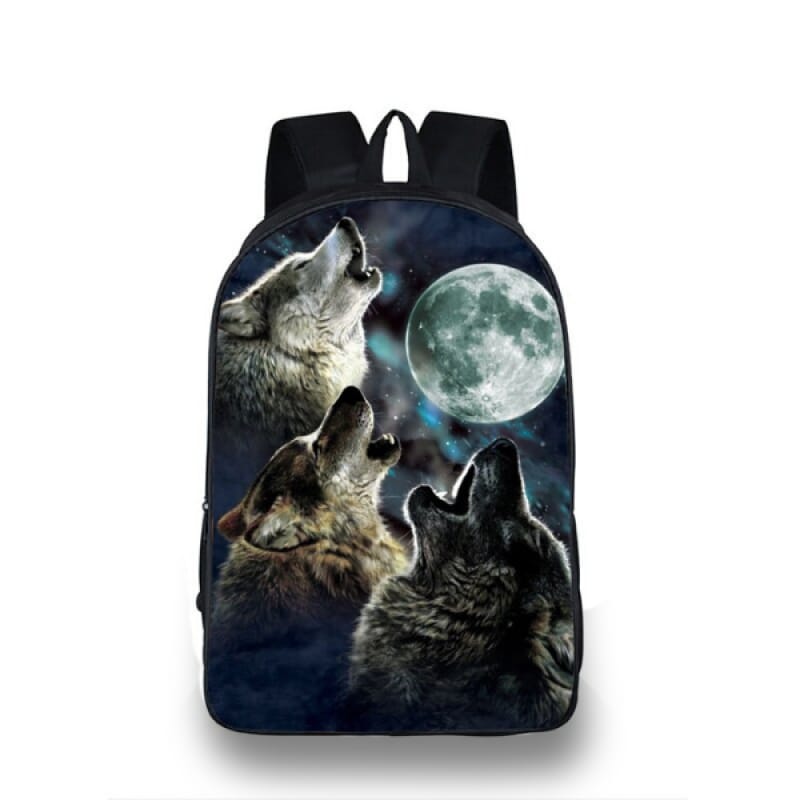 Wolf Backpack For Kids and Adults / Wolf Laptop Backpack / Wolf shops Travel Backpack / Wolf Rucksack / Best Custom Printed Backpack