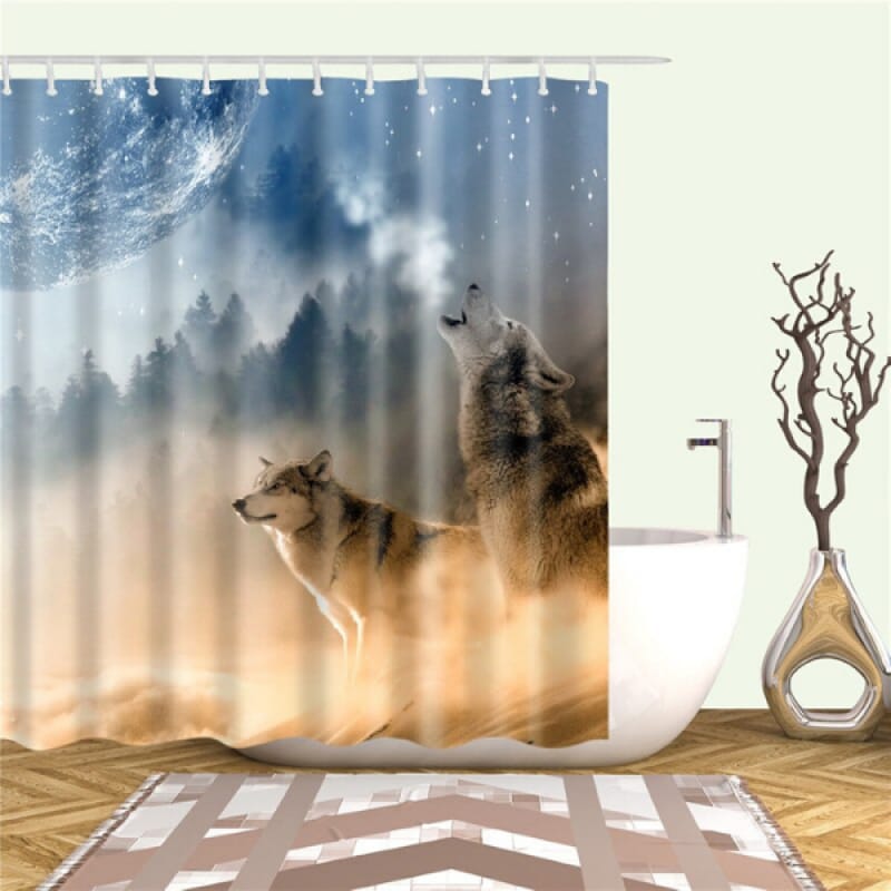 Wild Animal Shower Curtain