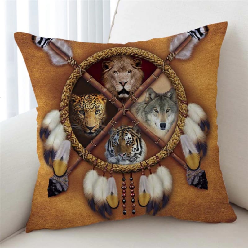 Wild Animals Pillow Case