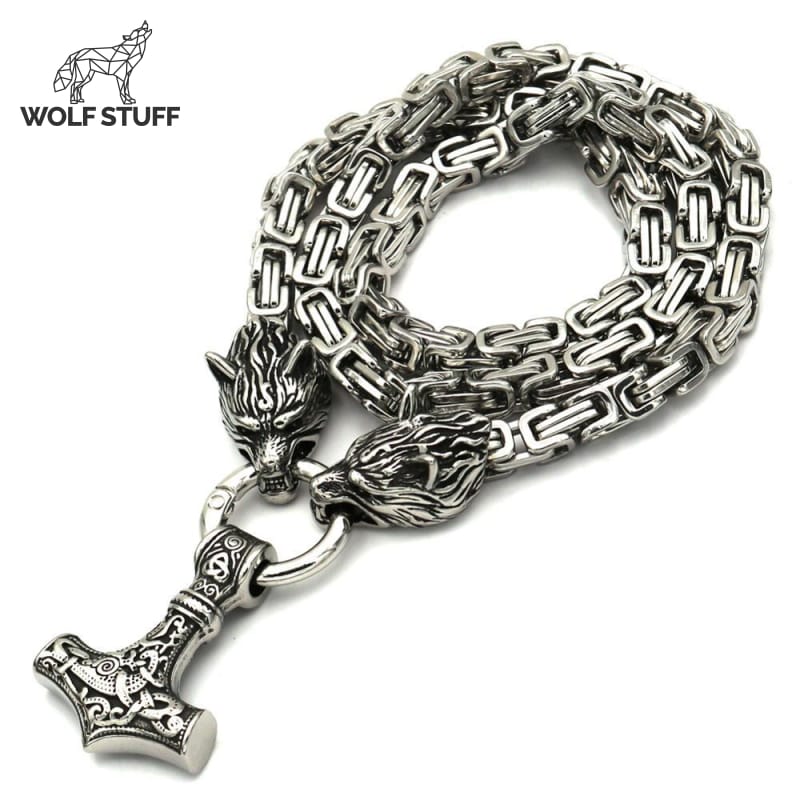 Wolf Amulet Necklace