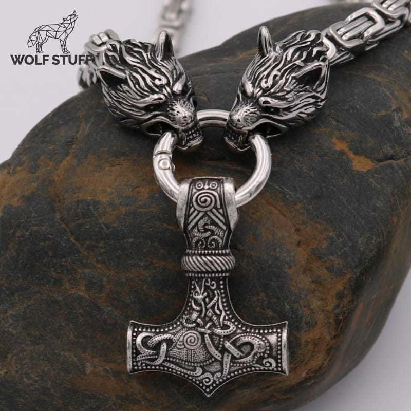 Wolf Amulet Necklace