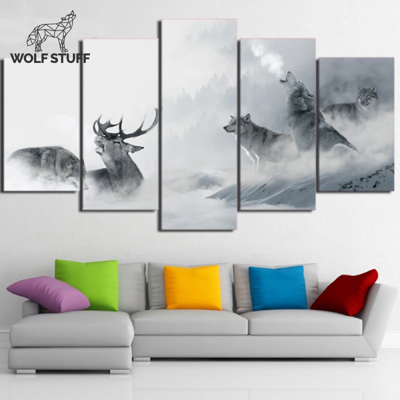 Wolf Canvas Wall Art