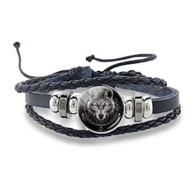 Wolf Charm Bracelet
