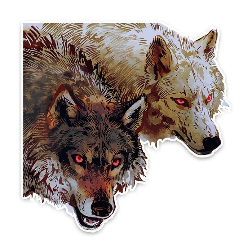 Wolf decal sticker