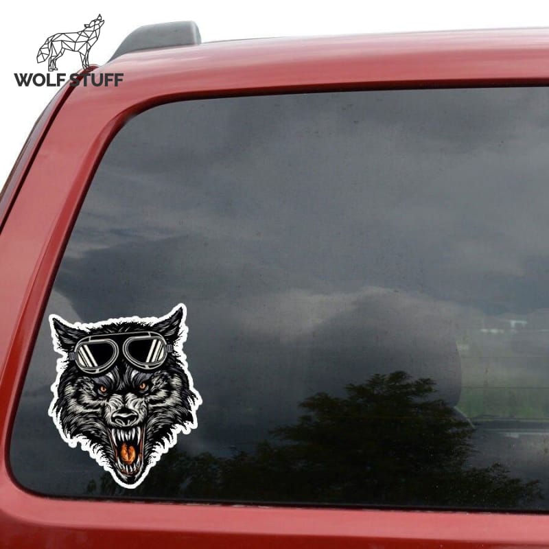 Wolf decals for motorcycles