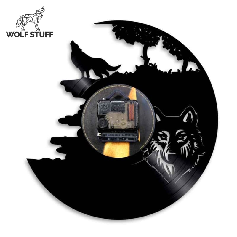 Wolf Designs Clock