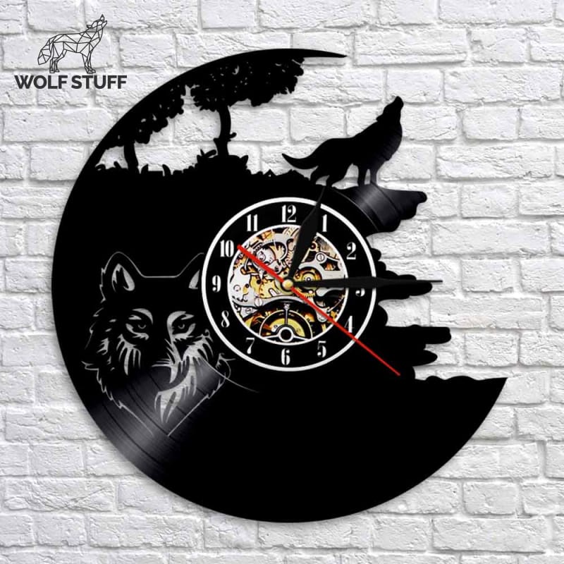 Wolf Designs Clock