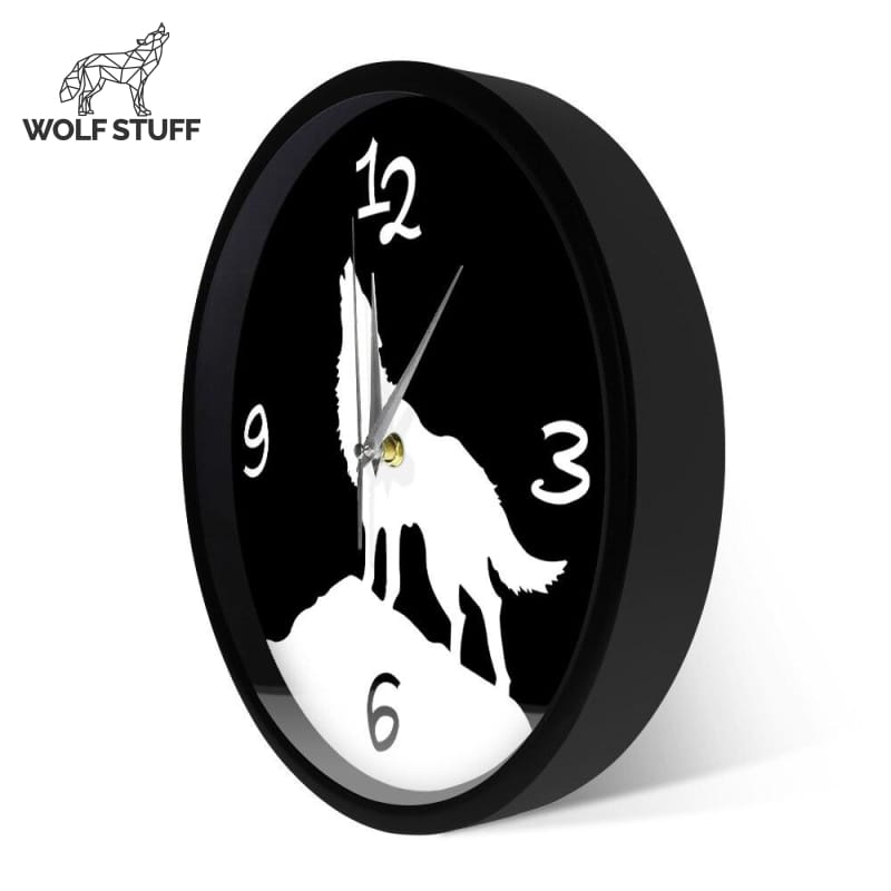 Wolf Designs Wall Clock