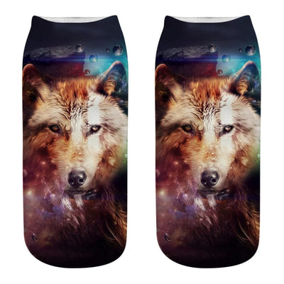 Wolf dress socks